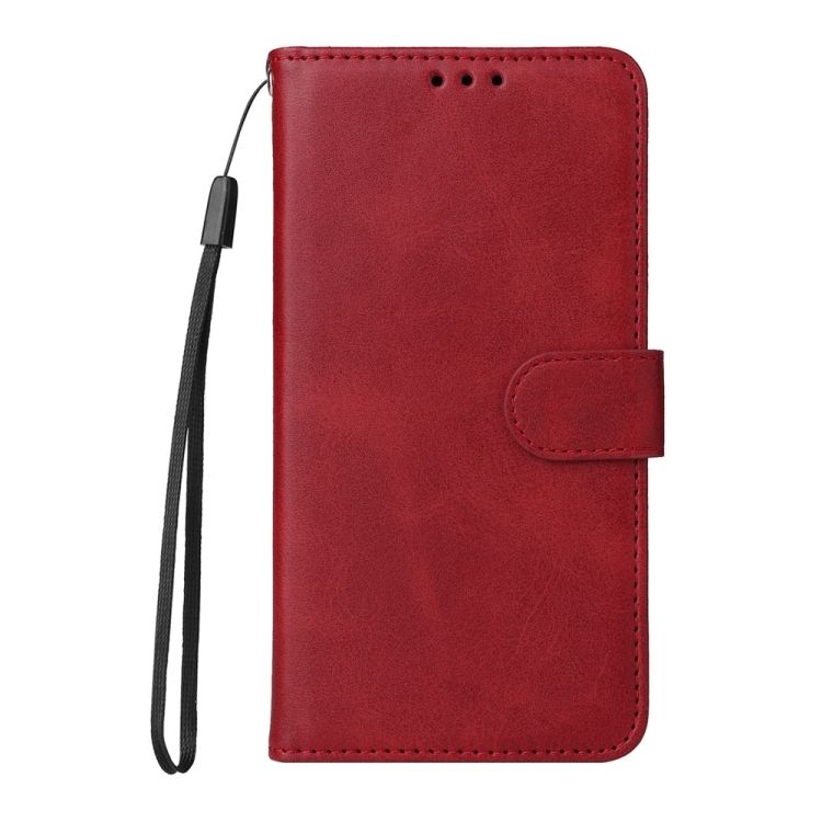 Peňaženkové puzdro Classic Leather case červené – Oppo Reno 11 F 5G