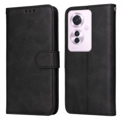 Lacné Kryty | Peňaženkové puzdro Classic Leather case čierne – Oppo Reno 11 F 5G | Lacné Kryty