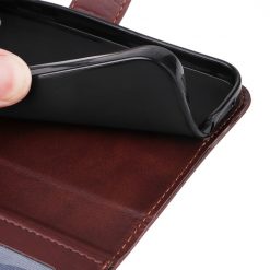 Lacné Kryty | Peňaženkové puzdro Classic Leather case hnedé – Oppo Reno 11 F 5G | Lacné Kryty