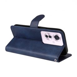 Lacné Kryty | Peňaženkové puzdro Classic Leather case modré – Oppo Reno 11 F 5G | Lacné Kryty