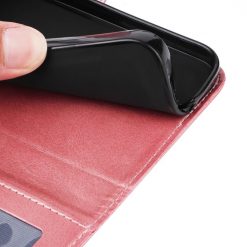 Lacné Kryty | Peňaženkové puzdro Classic Leather case ružové – Oppo Reno 11 F 5G | Lacné Kryty