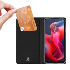 Peňaženkové puzdro Dux Ducis Skin Pro čierne – Motorola Moto G04 / G24 | Lacné Kryty Lacné Kryty | Peňaženkové puzdro Dux Ducis Skin Pro čierne – Motorola Moto G04 / G24 | Lacné Kryty