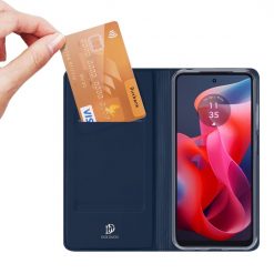Peňaženkové puzdro Dux Ducis Skin Pro modré – Motorola Moto G04 / G24 | Lacné Kryty Lacné Kryty | Peňaženkové puzdro Dux Ducis Skin Pro modré – Motorola Moto G04 / G24 | Lacné Kryty