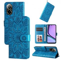 Peňaženkové puzdro Embossing Pattern Slnečnica modré – Realme C67 4G | Lacné Kryty Lacné Kryty | Peňaženkové puzdro Embossing Pattern Slnečnica modré – Realme C67 4G | Lacné Kryty
