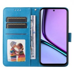Peňaženkové puzdro Embossing Pattern Slnečnica modré – Realme C67 4G | Lacné Kryty Lacné Kryty | Peňaženkové puzdro Embossing Pattern Slnečnica modré – Realme C67 4G | Lacné Kryty