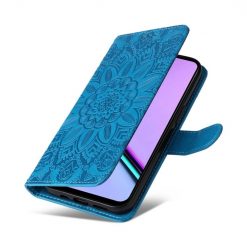 Peňaženkové puzdro Embossing Pattern Slnečnica modré – Realme C67 4G | Lacné Kryty Lacné Kryty | Peňaženkové puzdro Embossing Pattern Slnečnica modré – Realme C67 4G | Lacné Kryty