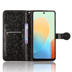 Peňaženkové puzdro Honeycomb Dot Texture Case čierne – Tecno Spark 20C / 20 / Go 2024 | Lacné Kryty Lacné Kryty | Peňaženkové puzdro Honeycomb Dot Texture Case čierne – Tecno Spark 20C / 20 / Go 2024 | Lacné Kryty