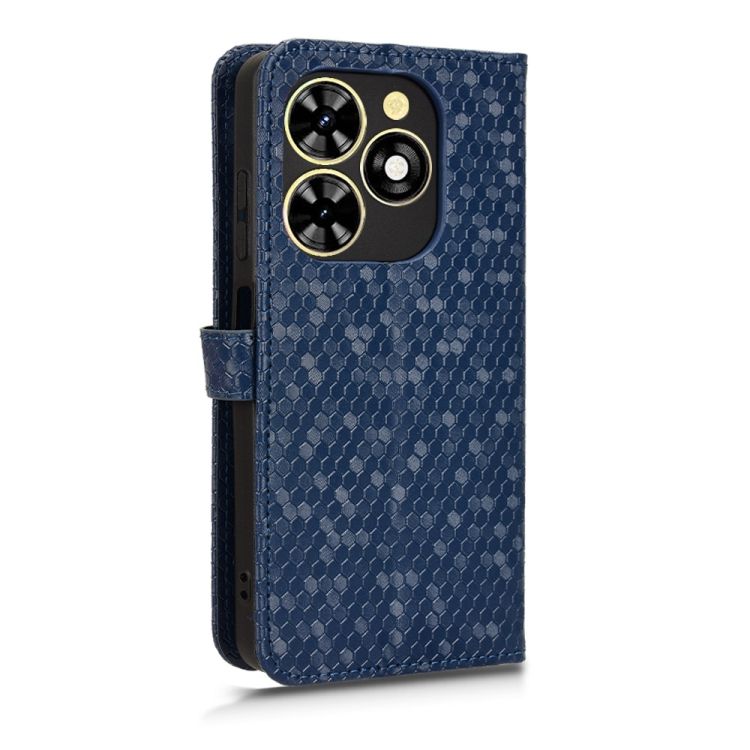 Peňaženkové puzdro Honeycomb Dot Texture Case modré – Tecno Spark 20C / 20 / Go 2024 | Lacné Kryty Lacné Kryty | Peňaženkové puzdro Honeycomb Dot Texture Case modré – Tecno Spark 20C / 20 / Go 2024 | Lacné Kryty