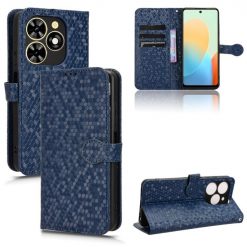 Peňaženkové puzdro Honeycomb Dot Texture Case modré – Tecno Spark 20C / 20 / Go 2024 | Lacné Kryty Lacné Kryty | Peňaženkové puzdro Honeycomb Dot Texture Case modré – Tecno Spark 20C / 20 / Go 2024 | Lacné Kryty