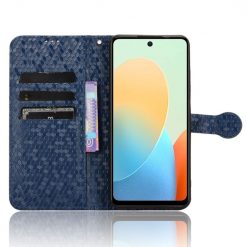 Peňaženkové puzdro Honeycomb Dot Texture Case modré – Tecno Spark 20C / 20 / Go 2024 | Lacné Kryty Lacné Kryty | Peňaženkové puzdro Honeycomb Dot Texture Case modré – Tecno Spark 20C / 20 / Go 2024 | Lacné Kryty