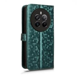 Peňaženkové puzdro Honeycomb Dot Texture Case zelené – Realme 12 Pro 5G / 12 Pro+ | Lacné Kryty Lacné Kryty | Peňaženkové puzdro Honeycomb Dot Texture Case zelené – Realme 12 Pro 5G / 12 Pro+ | Lacné Kryty