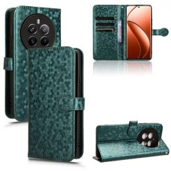 Peňaženkové puzdro Honeycomb Dot Texture Case zelené – Realme 12 Pro 5G / 12 Pro+ | Lacné Kryty Lacné Kryty | Peňaženkové puzdro Honeycomb Dot Texture Case zelené – Realme 12 Pro 5G / 12 Pro+ | Lacné Kryty