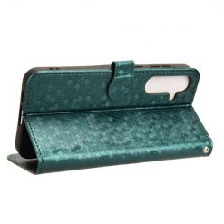 Peňaženkové puzdro Honeycomb Dot Texture Case zelené – Samsung Galaxy A35 5G | Lacné Kryty Lacné Kryty | Peňaženkové puzdro Honeycomb Dot Texture Case zelené – Samsung Galaxy A35 5G | Lacné Kryty