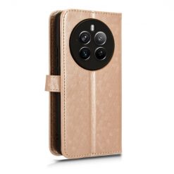 Peňaženkové puzdro Honeycomb Dot Texture Case zlaté – Realme 12 Pro 5G / 12 Pro+ | Lacné Kryty Lacné Kryty | Peňaženkové puzdro Honeycomb Dot Texture Case zlaté – Realme 12 Pro 5G / 12 Pro+ | Lacné Kryty