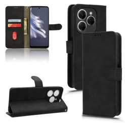 Lacné Kryty | Peňaženkové puzdro Solid čierne – Tecno Spark 20 Pro | Lacné Kryty