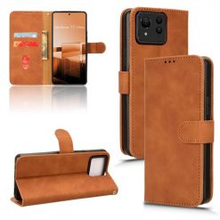 Lacné Kryty | Peňaženkové puzdro Solid hnedé – Asus Zenfone 11 Ultra | Lacné Kryty
