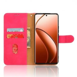 Lacné Kryty | Peňaženkové puzdro Solid ružové – Realme 12 Pro 5G / 12 Pro+ | Lacné Kryty