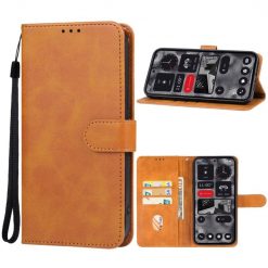 Lacné Kryty | Peňaženkové puzdro Splendid case hnedé – Nothing Phone (2a) / (2a) Plus | Lacné Kryty
