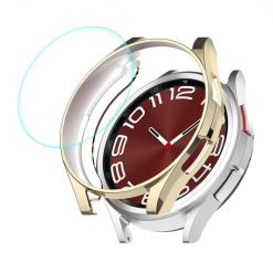 Puzdro Enkay Soft Case zlaté pre Samsung Galaxy Watch 6 Classic 47mm