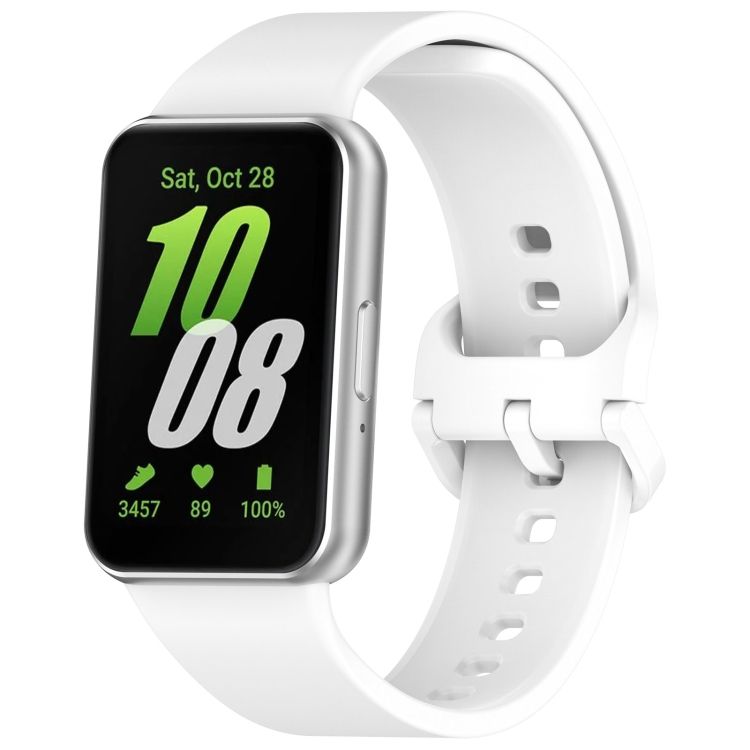 Remienok Solid Wristband biely pre Samsung Galaxy Fit 3