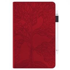 Knižkové puzdro Embossing Pattern Strom červené – Xiaomi Pad 6S Pro | Lacné Kryty Lacné Kryty | Knižkové puzdro Embossing Pattern Strom červené – Xiaomi Pad 6S Pro | Lacné Kryty
