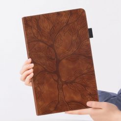 Knižkové puzdro Embossing Pattern Strom hnedé – Xiaomi Pad 6S Pro | Lacné Kryty Lacné Kryty | Knižkové puzdro Embossing Pattern Strom hnedé – Xiaomi Pad 6S Pro | Lacné Kryty