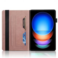 Lacné Kryty | Knižkové puzdro Embossing Pattern Strom ružové – Xiaomi Pad 6S Pro | Lacné Kryty
