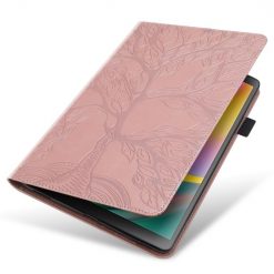 Lacné Kryty | Knižkové puzdro Embossing Pattern Strom ružové – Xiaomi Pad 6S Pro | Lacné Kryty