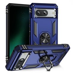Lacné Kryty | Odolný kryt Ring Armor modrý – Google Pixel 8a | Lacné Kryty