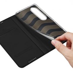 Lacné Kryty | Peňaženkové puzdro Dux Ducis Skin Pro čierne – Sony Xperia 1 VI | Lacné Kryty