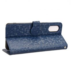 Peňaženkové puzdro Honeycomb Dot Texture Case modré – Sony Xperia 10 VI | Lacné Kryty Lacné Kryty | Peňaženkové puzdro Honeycomb Dot Texture Case modré – Sony Xperia 10 VI | Lacné Kryty