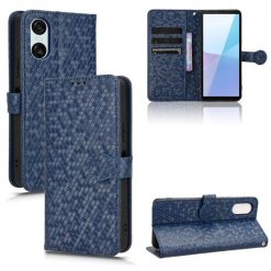 Peňaženkové puzdro Honeycomb Dot Texture Case modré – Sony Xperia 10 VI | Lacné Kryty Lacné Kryty | Peňaženkové puzdro Honeycomb Dot Texture Case modré – Sony Xperia 10 VI | Lacné Kryty