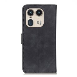 Lacné Kryty | Peňaženkové puzdro Khazneh čierne – Motorola Edge 50 Ultra | Lacné Kryty