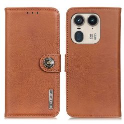 Lacné Kryty | Peňaženkové puzdro Khazneh wallet case hnedé – Motorola Edge 50 Ultra | Lacné Kryty