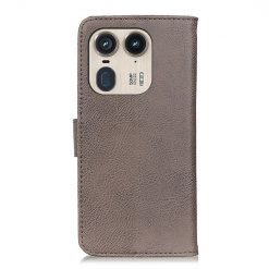 Lacné Kryty | Peňaženkové puzdro Khazneh wallet case sivé – Motorola Edge 50 Ultra | Lacné Kryty