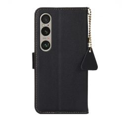 Lacné Kryty | Peňaženkové puzdro RFID Leather case čierne – Sony Xperia 1 VI | Lacné Kryty