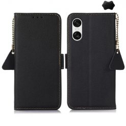 Peňaženkové puzdro RFID Leather case čierne – Sony Xperia 10 VI | Lacné Kryty Lacné Kryty | Peňaženkové puzdro RFID Leather case čierne – Sony Xperia 10 VI | Lacné Kryty