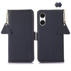 Lacné Kryty | Peňaženkové puzdro RFID Leather case modré – Sony Xperia 10 VI | Lacné Kryty