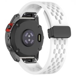 Lacné Kryty | Remienok Safe Wristband biely pre Garmin Fenix 7X Pro | Lacné Kryty