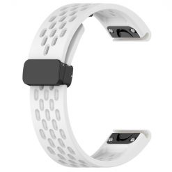 Lacné Kryty | Remienok Safe Wristband biely pre Garmin Fenix 7X Pro | Lacné Kryty