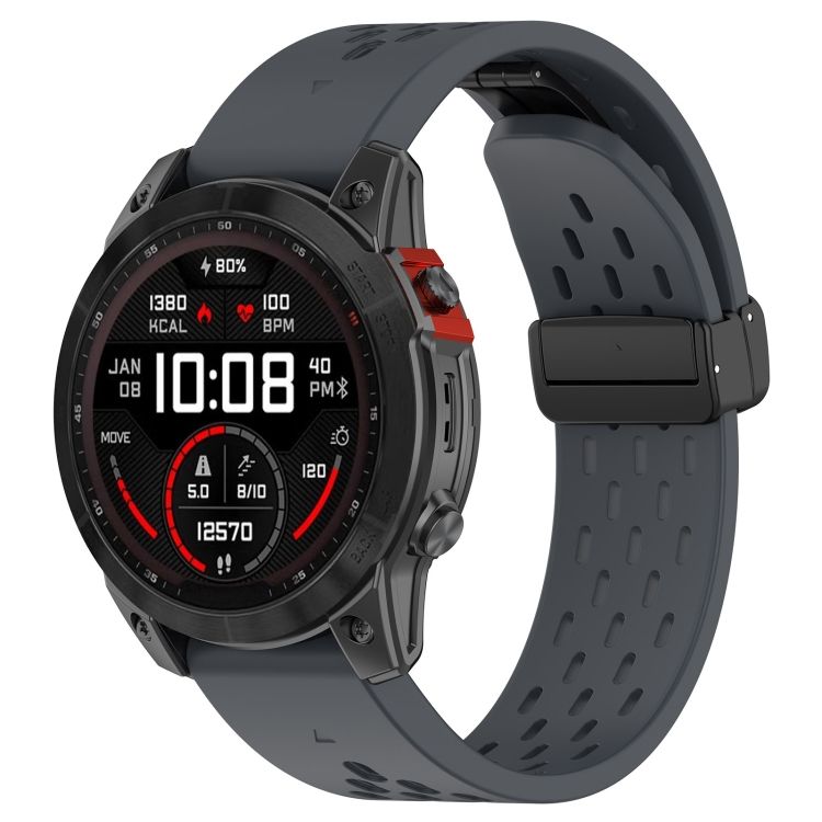 Remienok Safe Wristband tmavosivý pre Garmin Fenix 7X Pro