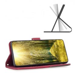 Lacné Kryty | Knižkové puzdro Rhombus červené – Infinix Note 40 | Lacné Kryty