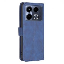 Knižkové puzdro Rhombus modré – Infinix Note 40 | Lacné Kryty Lacné Kryty | Knižkové puzdro Rhombus modré – Infinix Note 40 | Lacné Kryty