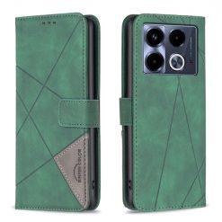 Knižkové puzdro Rhombus zelené – Infinix Note 40 | Lacné Kryty Lacné Kryty | Knižkové puzdro Rhombus zelené – Infinix Note 40 | Lacné Kryty