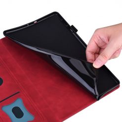 Knižkové puzdro Slot case červené – Xiaomi Redmi Pad Pro | Lacné Kryty Lacné Kryty | Knižkové puzdro Slot case červené – Xiaomi Redmi Pad Pro | Lacné Kryty