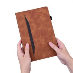Knižkové puzdro Slot case hnedé – Xiaomi Redmi Pad Pro | Lacné Kryty Lacné Kryty | Knižkové puzdro Slot case hnedé – Xiaomi Redmi Pad Pro | Lacné Kryty