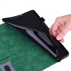 Lacné Kryty | Knižkové puzdro Slot case zelené – Xiaomi Redmi Pad Pro | Lacné Kryty