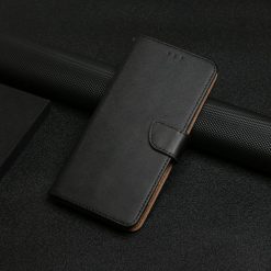 Lacné Kryty | Kožené puzdro Business leather case čierne – Xiaomi Redmi 13 | Lacné Kryty