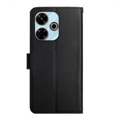 Lacné Kryty | Kožené puzdro Business leather case čierne – Xiaomi Redmi 13 | Lacné Kryty