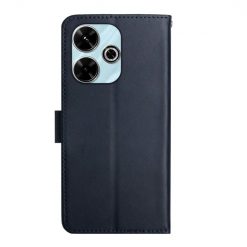 Lacné Kryty | Kožené puzdro Business leather case modré – Xiaomi Redmi 13 | Lacné Kryty